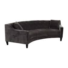 z gallerie circa grey tufted sofa 81