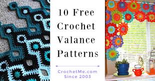 10 free crochet valance pattern