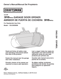 craftsman 139 53930dm owner s manual