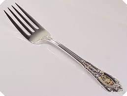 Wallace Sterling Meat Serving Fork