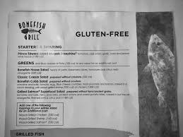 how to eat gluten free at bonefish grill