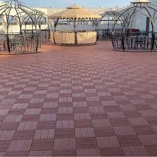 china wpc deck tiles embossed outdoor