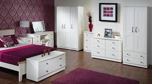 Bedroom furniture white high gloss wardrobe bedside chest bed frame azteca brw. 16 Beautiful And Elegant White Bedroom Furniture Ideas Design Swan