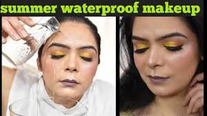 how to do waterproof makeup in summer