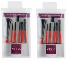 vega makeup set of brush in