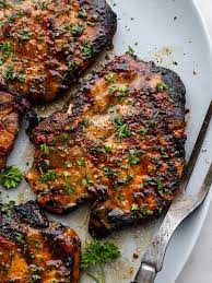 grilled pork chops with homemade