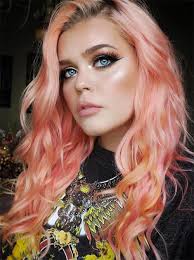 how to dye hair peach at home glowsly