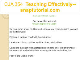 Cja 354 Teaching Effectively Snaptutorial Com Ppt Download