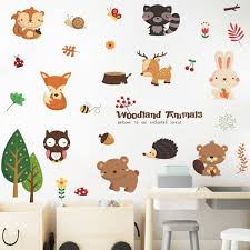 Woodland Animals Nursery Wall Stickers