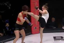 Invicta FC 39 video: Erin Blanchfield flattens Victoria Leonardo with  devastating head kick KO - MMA Fighting