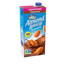 12 pack almond breeze almond milk unsweetened chocolate 32 fl oz