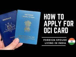 oci card application process in india