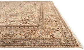 tabriz persian rug beige cream 370 x 274 cm
