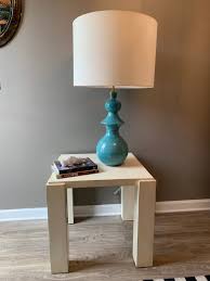 Kate Spade Saxon Large Table Lamp In Sandy Turquoise