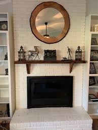 Live Edge Sycamore Fireplace Mantel