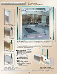 All Glass Door Rails Dry Set For Easy