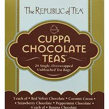 the republic of tea cuppa chocolate tea ortment 24 tea bags