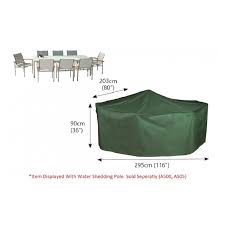 Bosmere C535 Cover Up Rect Patio Set