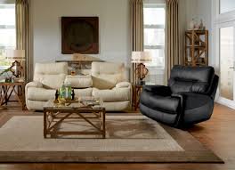 reclining sofa with fold down console
