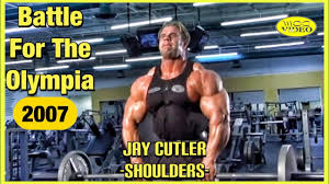 jay cutler shoulder workout 2007