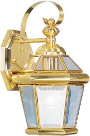 Polished Brass Lighting Wall Sconce