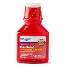 Equate Extra Strength Acetaminophen Cherry Flavor 500 Mg 8