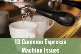 13 common espresso machine issues and