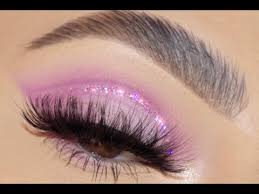 purple makeup look you