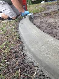 Custom Concrete Curbing Edging