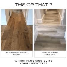 engineered wood flooring or lvt