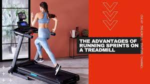 running sprints on a treadmill