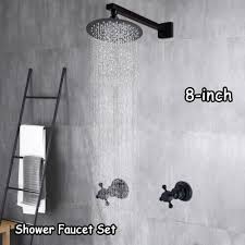 Shower Faucet Set Rainfall Shower Head