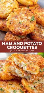 ham and cheese potato croquettes
