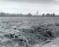 during the battle of the bulge us iers of co m rd battalion during the battle of the bulge us iers of co m 3rd battalion 18th infantry regiment 1st infantry division keep low along the edge of the forest