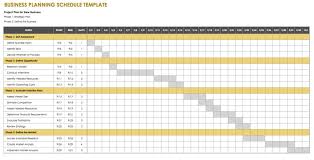 Ic Business Planning Schedule Template Business Plan Template Excel
