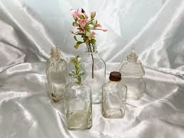 Assorted Vintage Rustic Weathered Glass