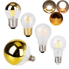 Us 2 35 41 Off Led Edison Screw Light Bulb Dimmable E27 A60 G45 G125 4w 8w Warm White Ac 220v Led Vintage Lamp Cool White Filament Bulbs In Led
