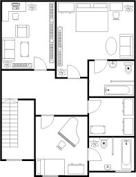 Modern 2nd Floor Plan Floor Plan Template
