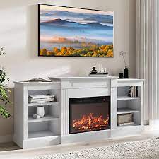 Electric Faux Fireplace Tv Stand Heater