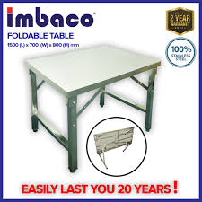 imbaco foldable table fully stainless