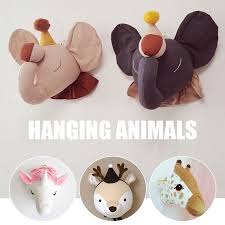 Plush Stuffed Wall Hanging Animal Head