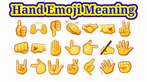 hand emoji meaning hand emoji ka matlab