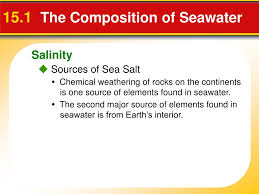 of seawater powerpoint presentation
