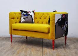Loveseat Yellow Love 2 Seater Sofa
