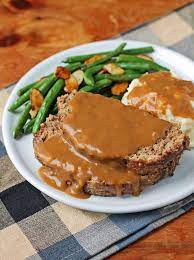 Easy Meatloaf And Gravy gambar png