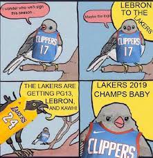 Boston celtics vs charlotte hornets →. Enjoy This Low Quality Original Meme I Made To Express My Hated For The Lakers And Their Fans Laclippers
