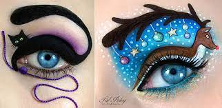 unusual eye makeup art by tal peleg
