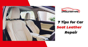7 Ways To Repair Leather Car Seats