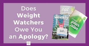 weight watchers apologizes did they