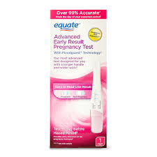 equate advanced early pregnancy test